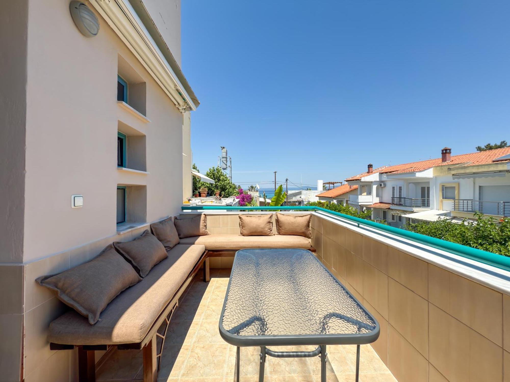 Emerald Seaside Apartment In Pefkohori Pefkochori Exteriör bild