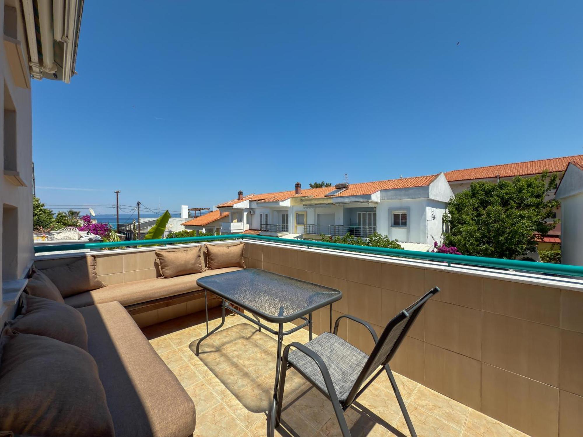 Emerald Seaside Apartment In Pefkohori Pefkochori Exteriör bild